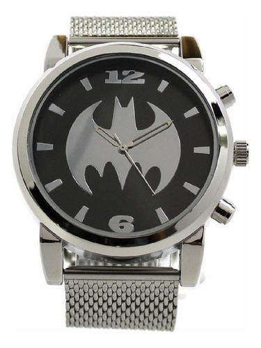 Batman Silvertone Mesh Strap Watch (bat804 B00ladc3a6_190324