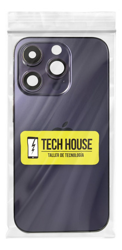 Carcasa Chasis S/ Ranura Sim Compatible Con Iphone 14 Promax Violeta