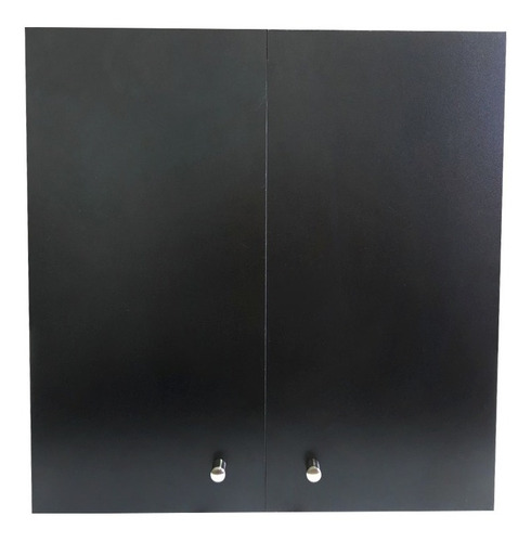Alacena Multiusos Gabinete Minimalista Practica Elegante Color Negro Mate