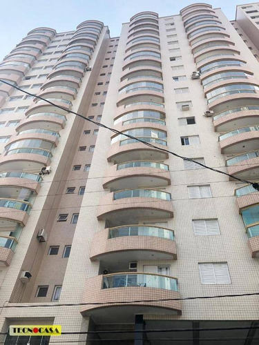 Excelente Apartamento Com 03 Dormitórios Para Venda Com 99 M² No Bairro Vila Tupi Em Praia Grande/sp. - Ap6463