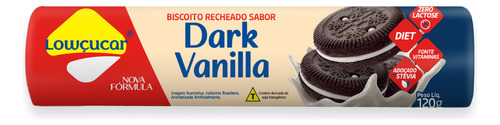 Biscoito Recheado Lowçucar 120g Sabores Diversos Kit Com 16