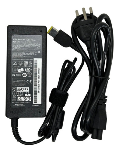 Fonte Compatível Com Notebook Lenovo Adlx45nlc3b 20v