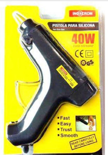 Pistola Para Barra De Silicona 40w Inoxcrom / Ferrepernos