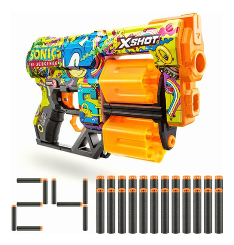 X-shot-skins-series 1-dread (24 Darts) Sonic Hyper Spike