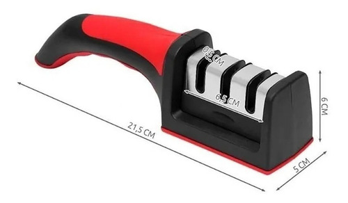 Afilador De Cuchillos Manual Profesional Piedra Cerámica