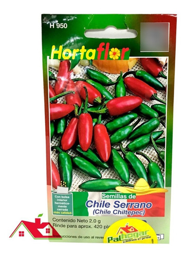 Semillas De Chile Serrano (chiltepec) Hortaflor