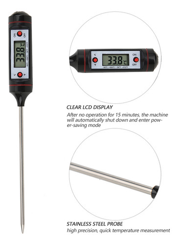 Sonda De Termómetro Digital Wt-1