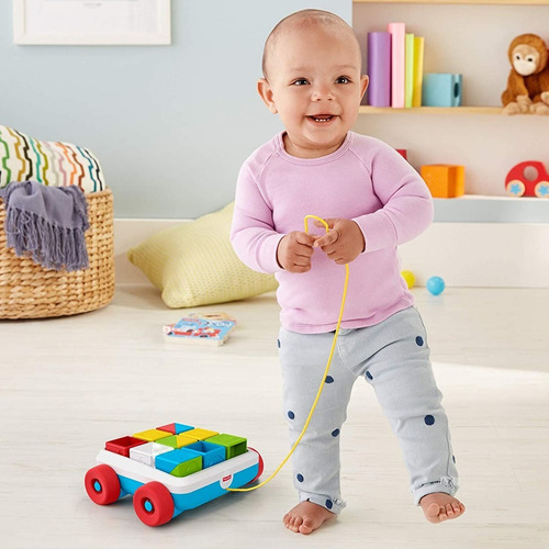 Imagem 5 de 7 de Brinquedo Educativo Carrinho De Blocos Fisher-price Mattel