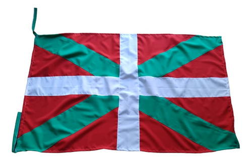 Bandera Del País Vasco De 140 X 80 Cm, Tela De Buena Calidad