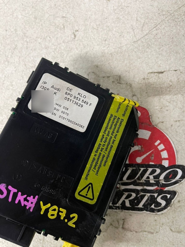 Modulo De Control De Volante Audi Tt Mk2 # 8p0 953 549 F (Usado)
