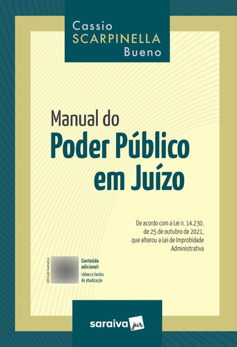 Libro Manual Do Poder Publico Em Juizo 01ed 22 De Bueno Cass
