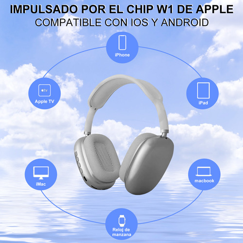 Audífonos Inalámbricos Bluetooth 5.2 Diadema P9 Max Gamer