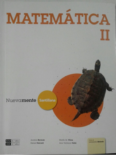 Matemática 2 [8 Egb / 2 Esb], De Vv. Aa.. Editorial Santillana En Español