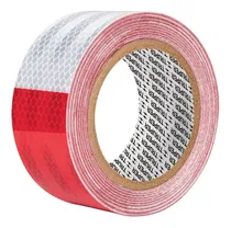 Comprar Cinta Reflectiva Para Camiones Blanca\u002Froja 5cmx9mts Truper