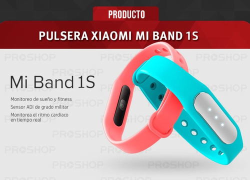 Pulsera Xiaomi Original Mi Band 1s Miband Fitness Google Fit