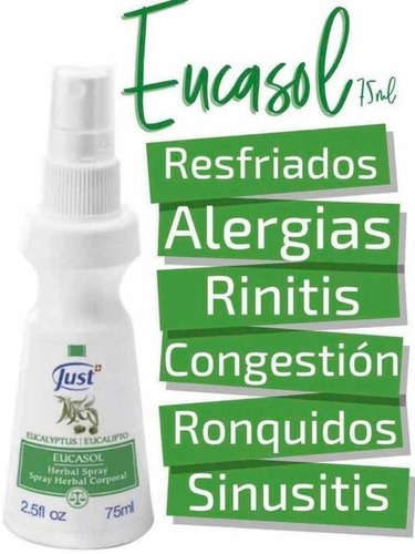 Eucasol Swiss Just Spray De Eucalipto Original Envío Gratis