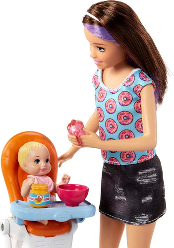 Muñecas Y Accesorios Barbie Skipper Babysitters Inc, Juego C