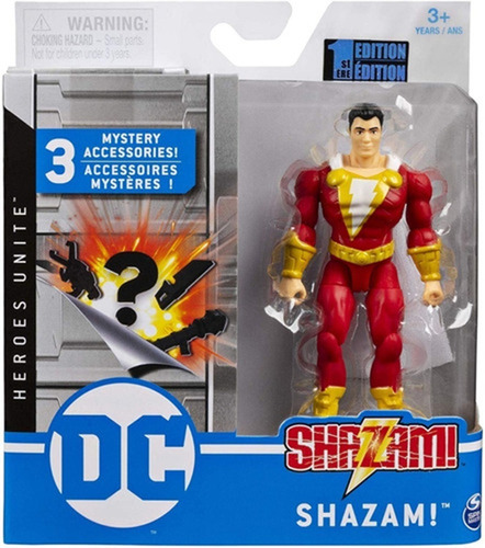 Muñeco Dc Heroes 10 Cm Superman Flash Cyborg Shazam 