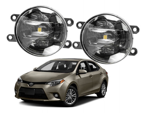 Set Faros Niebla Led Toyota Corolla 2014 2015 2016 Sunny