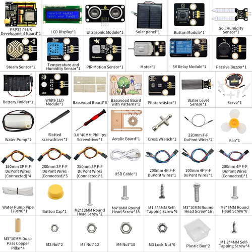 Keyestudio Iot Control Smart Farm Starter Kit Para Arduino E