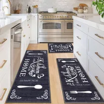 Comprar Juego De 3 Alfombras Para Cocina Vaukki Boho, Alfombras Lava