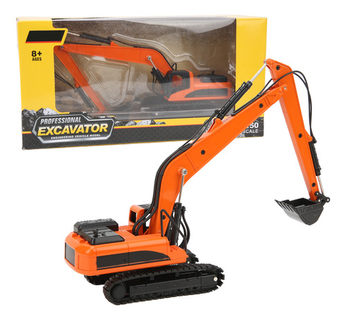 Excavadora Modelo 1:50 Toy Alloy Static Engineering Para Niñ