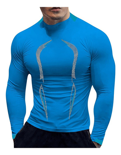 Camiseta Deportiva Transpirable De Manga Larga Para Hombres