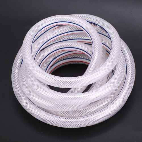 Manguera De Pvc, Tubo Trenzado Flexible Reforzado De 8/12 Mm