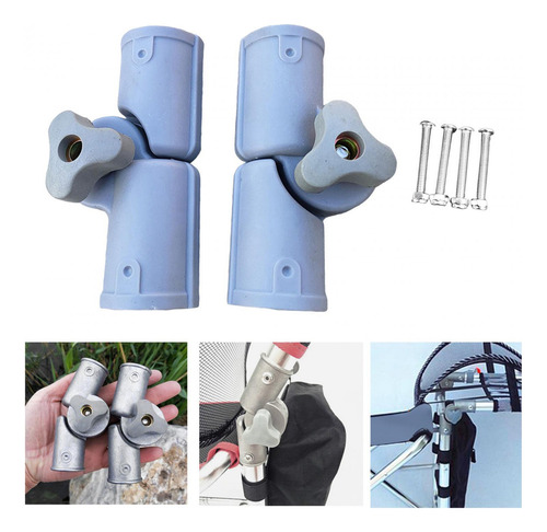 1 Par De Soportes Elevadores De Sillas Plegables For
