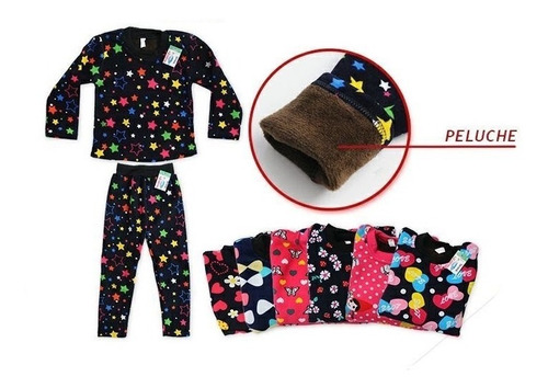 Pijama De Invierno Para Nena Plush Super Abrigado