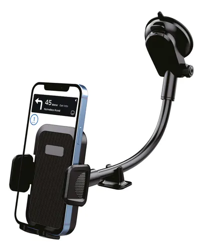 comprar Soporte Auto Celular Universal Brazo Extensible Soul Q450 Color Negro