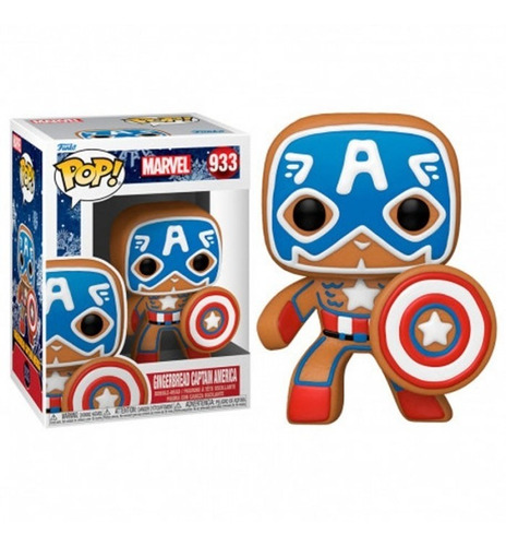 Funko Pop Capitan America Marvel Galleta De Jengibre 933