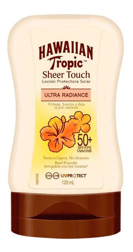 Protector Solar Fps50 Hawaiian Tropic Sheer Touch 120 Ml