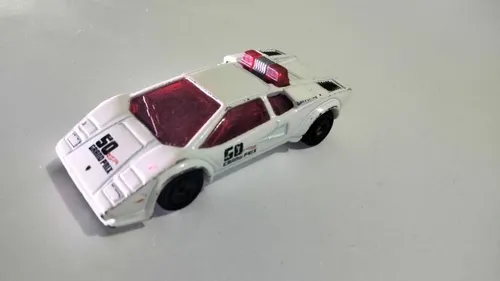 Hot wheels lamborghini countach pace on sale car white