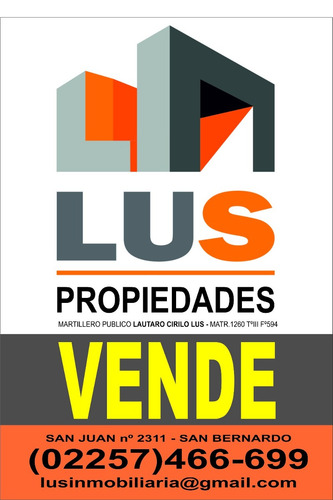 Lote Centro De Manzana Salida A Dos Calles 2280m2 En Block
