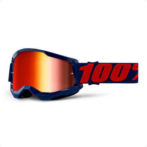 Óculos Strata 2 100% Masego Lente Espelhada Motocross
