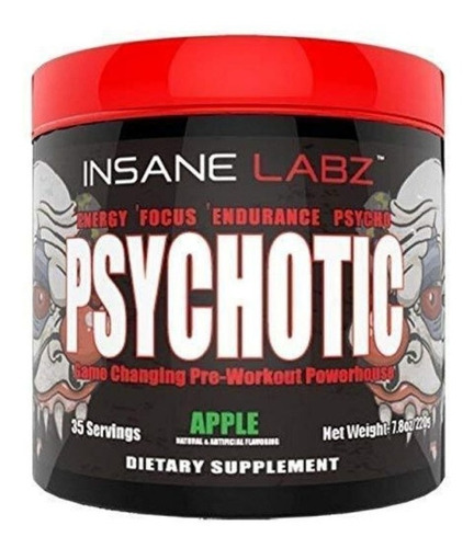 Psychotic - Insane Labz - Apple - 35 Servicios Sabor Manzana