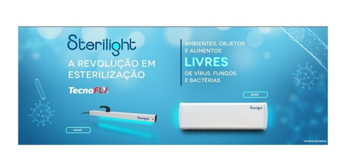 Lâmpada Germicida Desinfecta Virus Bactéria Sterilight Aero