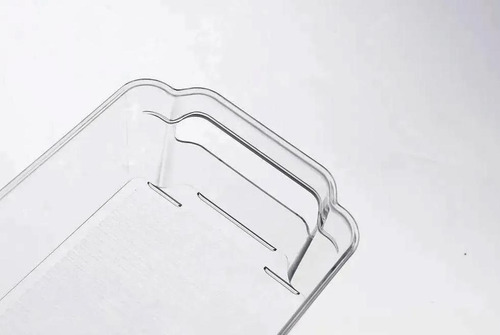Imagen 4 de 9 de Organizador Para Refrigerador Plástico Transparente 30 Cm