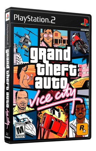 Grand Theft Auto: Vice City, versión física de GTA PS2