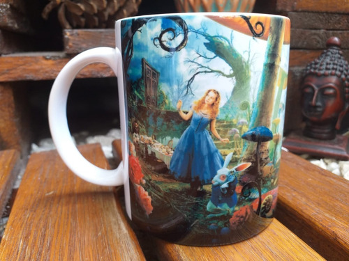 Taza Alicia En El País De Las Maravillas Disney Cerámica M2