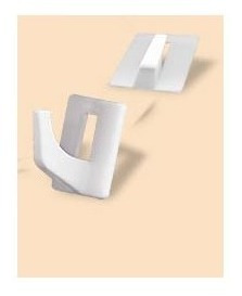 Imagen 2 de 2 de Percha Autoadhesiva Nackar X 4 Unidades