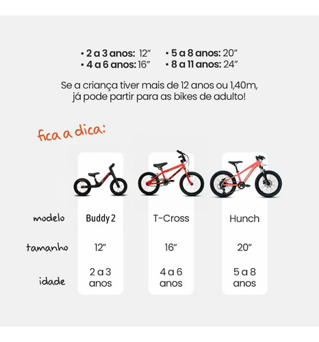 Bicicleta Infantil Balance Equilíbrio Rava Buddy 2 Sem Pedal Cor Preto/vermelho