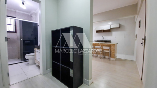 Imagem 21 de 30 de Apartamento Para Venda Ou Locação Com 1 Dormitório, Sacada, Elevador E Garagem, A 400 M Da Praia Em Guilhermina, Praia Grande ! Aceita Financiamento ! - Ap00055 - 33694319