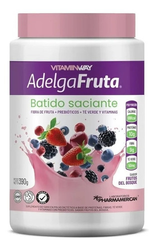 Adelgafruta Batido Saciante Vitamin Way Frutos Bosque 390g
