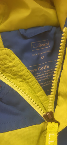 Mono Para La Nieve Talle 4 Niños L.l.bean (Usado)