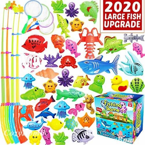 Juego De Juguetes De Pesca Magnéticos Para Niños, 