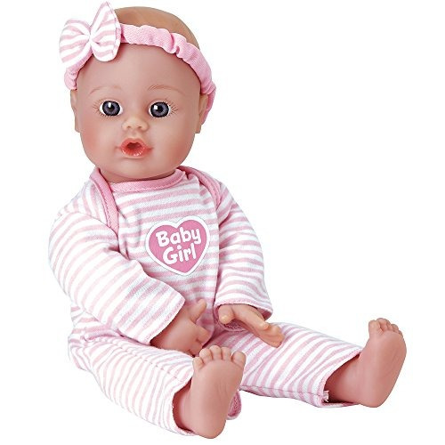 Adora Sweet Baby Girl Doll Washable Soft Body Vinyl Play Jug