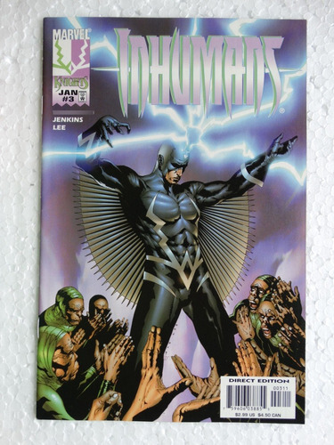 Inhumans Nº 3 Vol 2 Marvel Comics Jan 1999