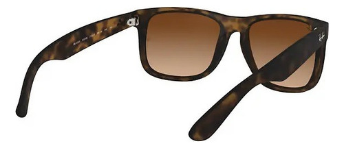 Lentes De Sol Rb4165 Justin 710/13 - Talle M Estándar Carey Marrón Claro Marrón Marrón